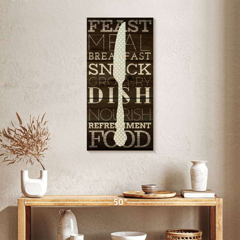Kitchen Bread Knife, 36" H x 18" W