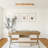 Nouria Simple LED Flush Mount With Wood Accents-946605420