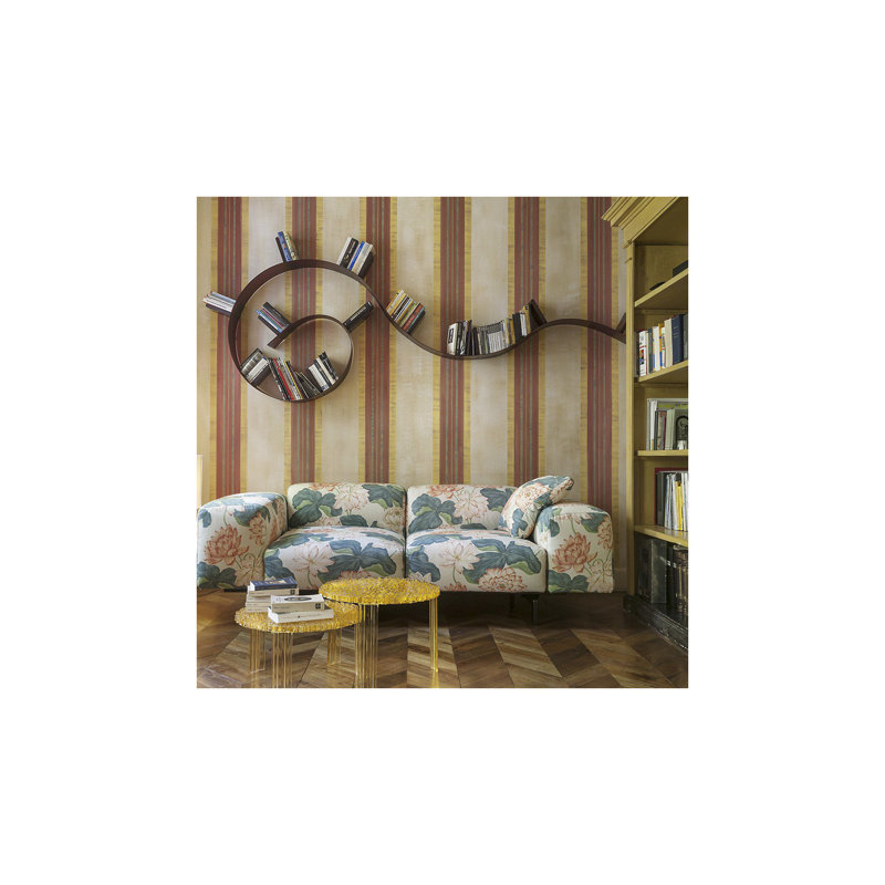 Tablette Bookworm, (7 tablettes) H 7,5 po x l 126 po x P 7,88 po, Cobalt translucide