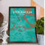 Stockholm City Map - No Frame Print-1008729460