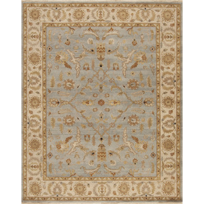 Caribbean Sea Hand Knotted Wool Area Rug