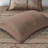 5 Piece Reversible Jacquard Bedspread Set Brown/Gold King-117515584