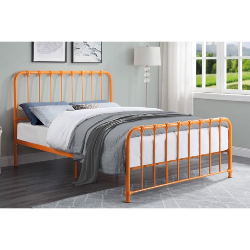 Lit plateforme Lepper Aceon, Reine, Orange