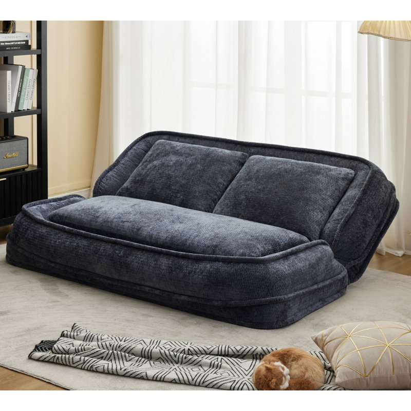 [Nouveauté] [Vidéo fournie] Lit double pour chien, Polyester gris foncé