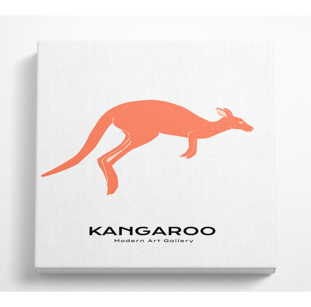 Kangaroo Bounce - Kunstdrucke auf Leinwand - Wrapped Canvas