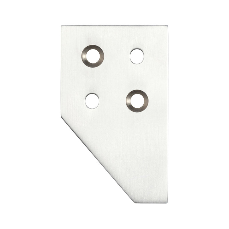 Sash Strike Plate, Satin Chrome