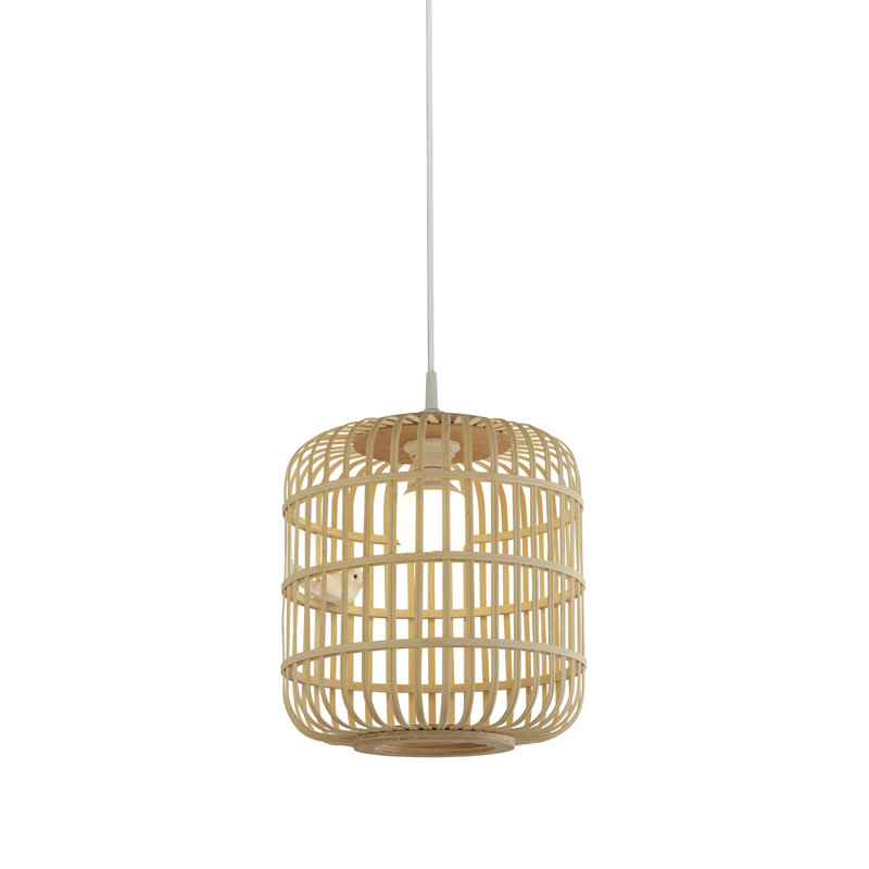 32.5cm H Novelty Lamp Shade ( Clip On ) in Naturral Bamboo