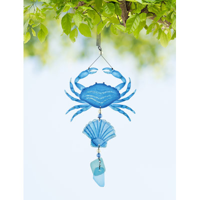 Blue Betsy Crab Metal Spring Bouncy - Set of 2