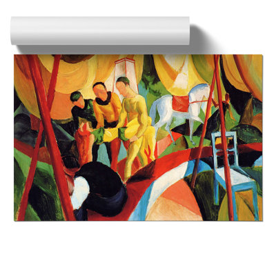 Circus by August Macke - Frameless Print