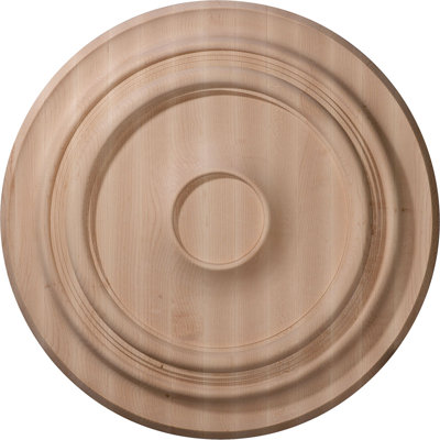 20 po x P 1 3/4 po P médaillon traditionnel sculpté, chêne rouge (convient aux auvents jusqu'à 4 1/8 po)