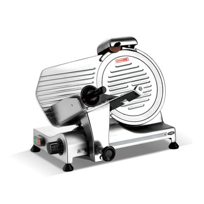 KWS Commercial 320W Electric Meat Slicer 10-Inch Triple Safety Locks with Stainless Steel Blade
