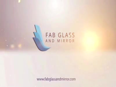 12" Clear Tempered Glass Floating Corner Shelf with Chrome Brackets