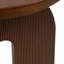 Table basse ovale moderne en bois Cotterell pour salon