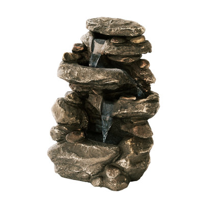 Dorcy Weather Resistant Pot Fountain with Light