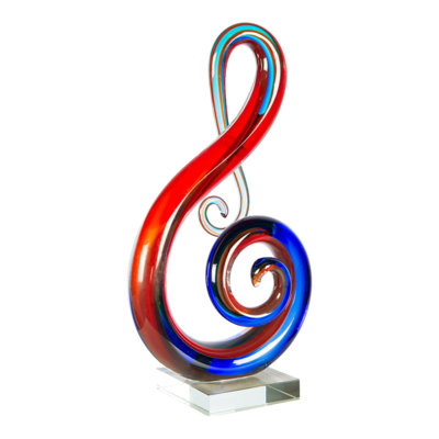 Virtuoso Handcrafted Art Glass Sculpture