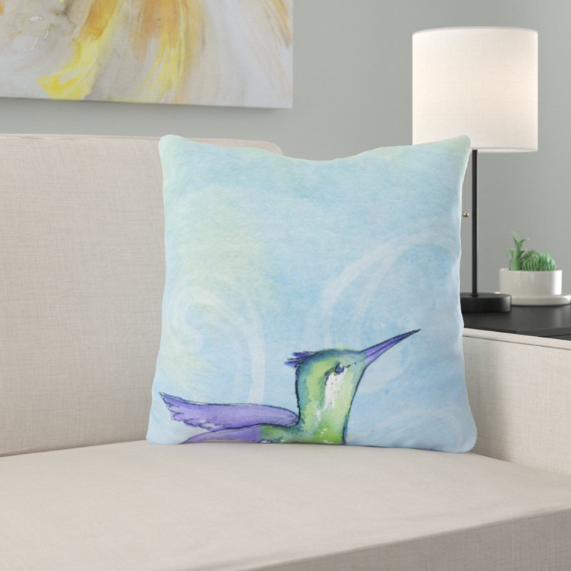 Coussin décoratif Mcclurg, Microsuède, Intérieur