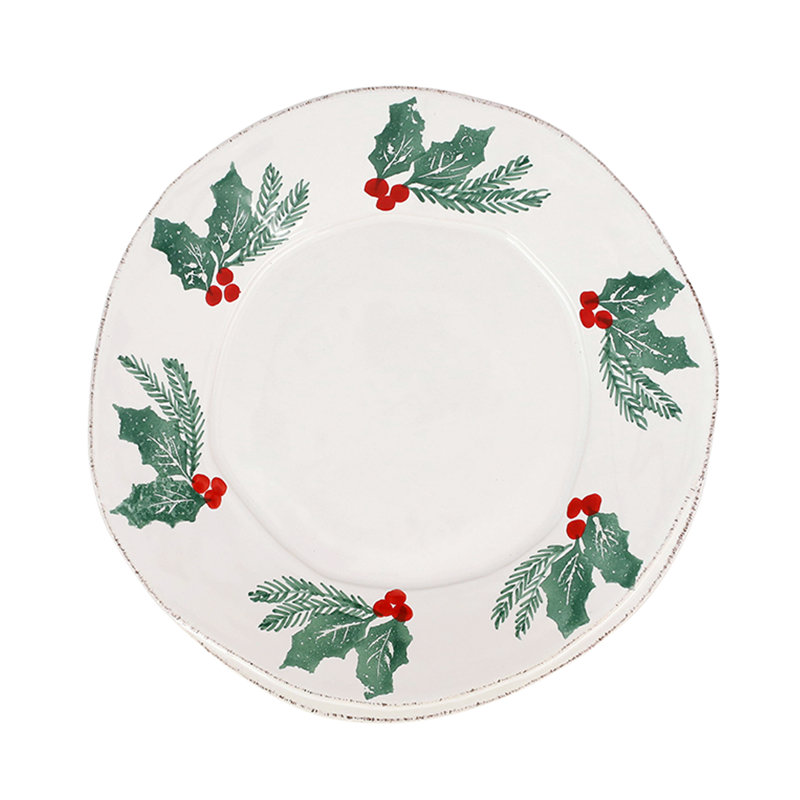 Assiette plate Lastra Evergreen