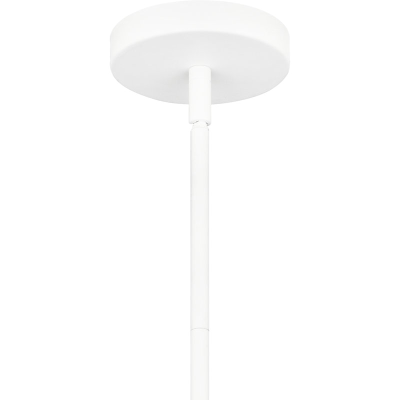 Luminaire suspendu 4 lumières Samedin, Blanc