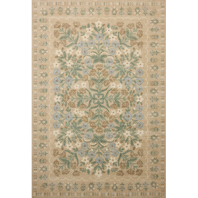Rifle Paper Company x Loloi Orchard Forest / Multi Machine Washable Area Rug