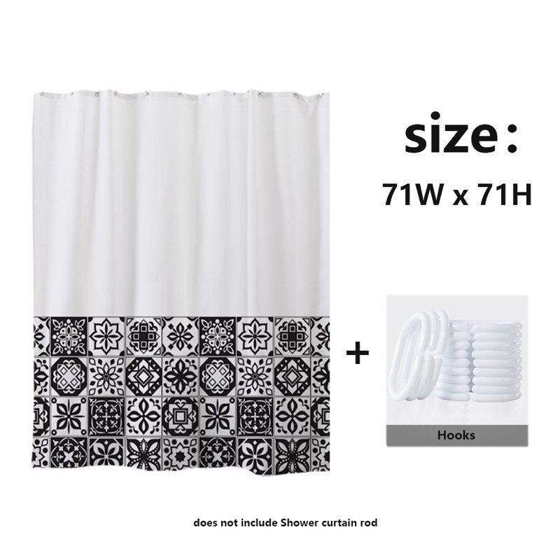 Rideau de douche en polyester