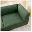 Canapé surdimensionné vert olive pour grands chiens - Canapé rectangulaire moderne pour chien avec dossier et accoudoirs-1551810670