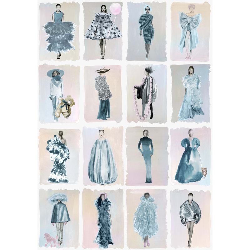 Couture Carousel, China Blue Pearl