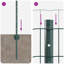 Vidaxl Euro Fence With 11 U Posts 25 M Steel-114618756-114618755