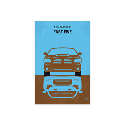 Fast Five Minimal Movie by Chungkong  No Frame Poster