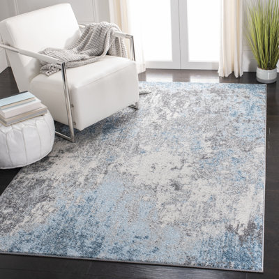 Vahram Abstract Looped / Hooked Area Rug