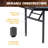 Barrington 48-in Poker Table with Folding Legs and Drink Holders for 8 Players