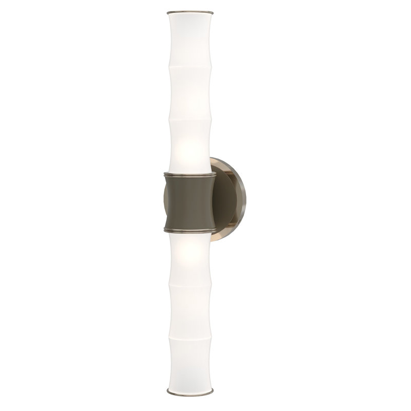 Kane 2 - Light Up/Down Wall Sconce, Matte Smokey/Silver