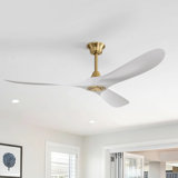 Nicola 60" 3-Blade Modern Ceiling Fan With Remote Control