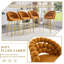 Ensemble de 2 tabourets de bar en velours avec pattes dorées et chaises capitonnées modernes pour îlot de cuisine et bar-816978596