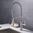 Topcraft Single-Handle Single-Hole Pull-Down Kitchen Faucet-115942110