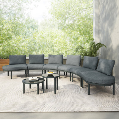 8-Piece Patio Sofa Furniture Set
