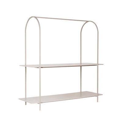 78.75'' Metal Portable Wardrobe