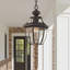 Lanterne suspendue d'extérieur 1 lumière H 10,75 po Alexavier-529880544
