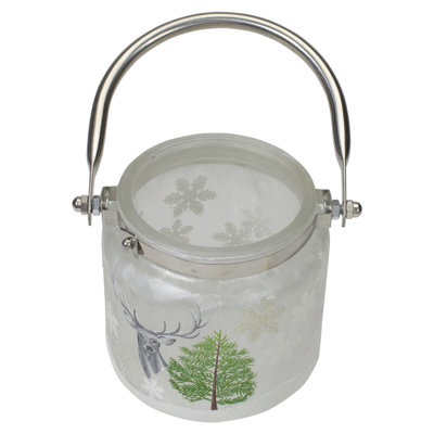 Lanterne en verre sans flamme 4 po