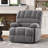 Heald 40.94"W Upholstered Swivel Rocker Recliner-1191926208