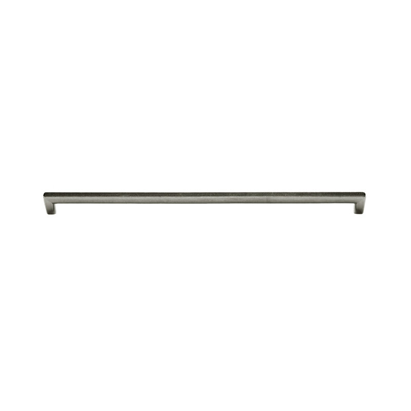 Rail Center to Center Cabinet Pull, 6", White Bronze Medium