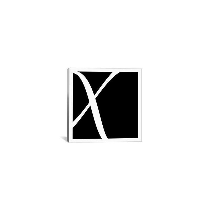 Art textuel sur toile, x, H 12 po x l 12 po x P 0,75 po