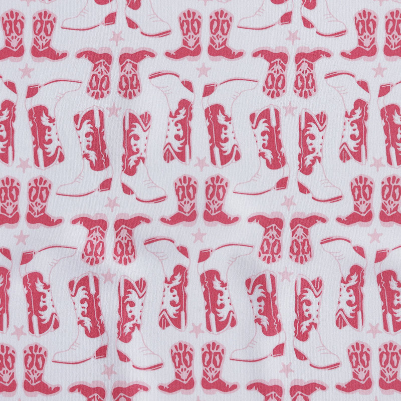 Wrangler Printed Cozy Novelty Sheet Sets, Full Sheet Set with 2 Pillowcases, Knockin Boots Pink