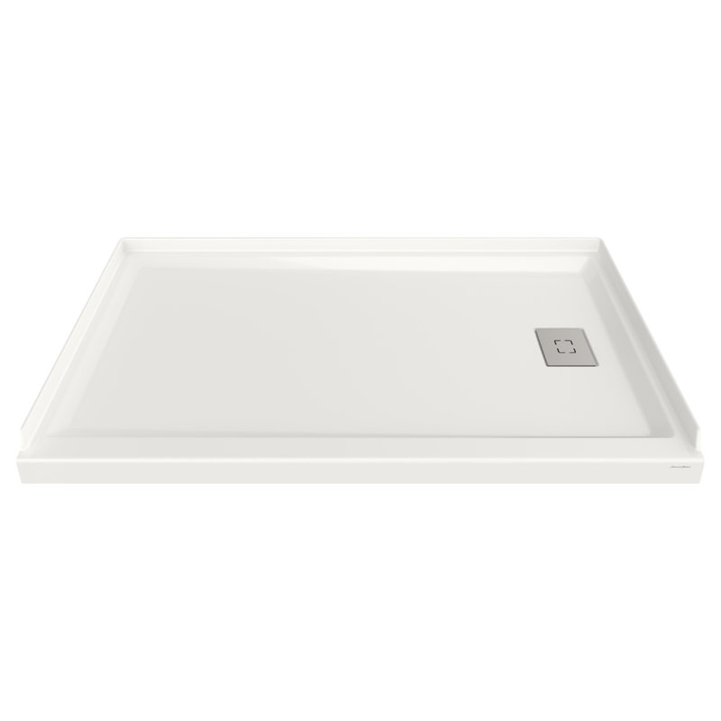 Base de douche à seuil simple 32 po x 60 po Studio, Droite, H 3,5 po x l 32 po x P 60 po