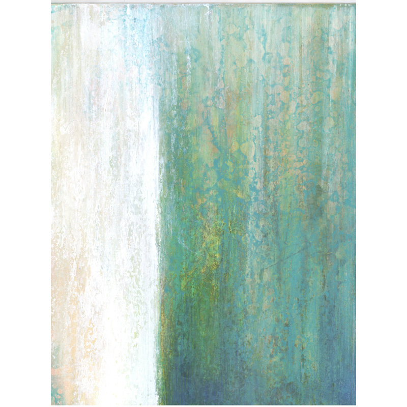 " Mint Forest ", 48" H x 36" W