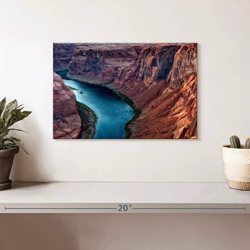 Rivière Alvord dans le Grand Canyon, H 8 po x l 12 po