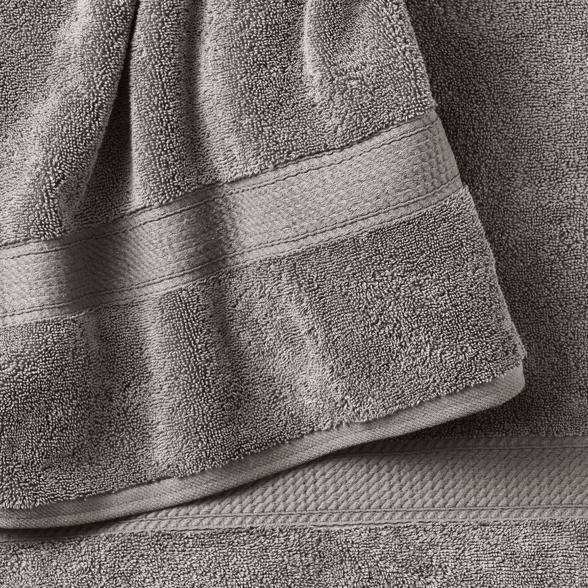 Payten Classic Certified Egyptian Cotton Washcloth, Charcoal
