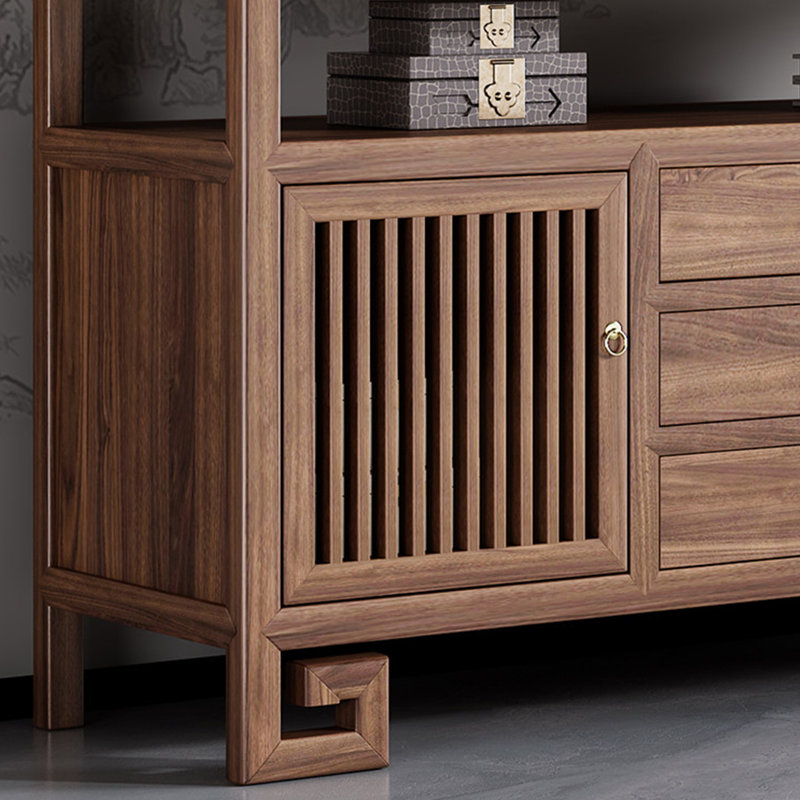 Buffet haut de gamme de style chinois, H 33,8 po x l 47,2 po x P 14,9 po