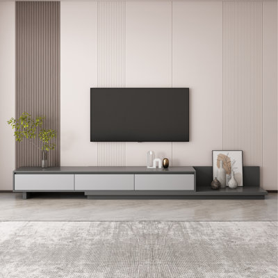Gafton 78.7" Extendable TV Stand With 3-Drawer