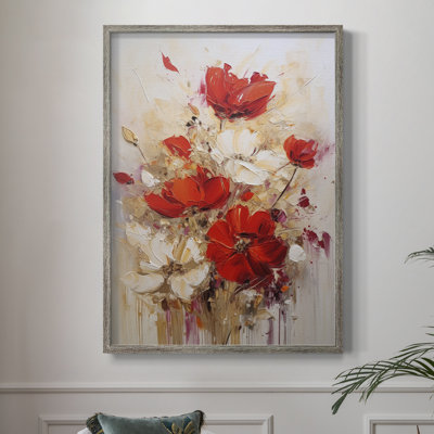 Reproduction encadrée FLORAL Series CCXCI - bois massif