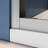 Semi-Frameless Sliding Glass Tub Door, 56-60 In. W X 62 In. H, Clear Tempered Glass, Stainless Steel Handles, Shower Door